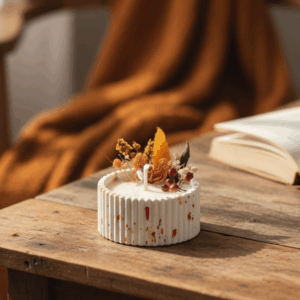 Candela profumata in contenitore Millerighe Botanica_Tacco Rosso Lab (3)