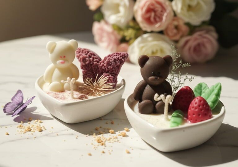 Bomboniere candela bambini battesimo festa